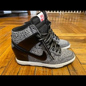 Nike Dunk Sky Hi TXT Grey Black Wedge